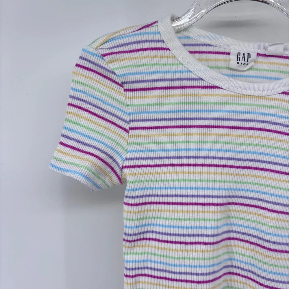GAP Kids Multicolor Striped Short‎ Sleeve Tee